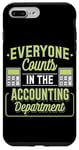 Coque pour iPhone 7 Plus/8 Plus Tout le monde compte dans le département comptable