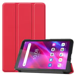 SKALO Lenovo Tab M7 (Gen 2/3) Trifold Fodral - Röd