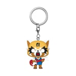 Funko Pop! Keychain: Aggretsuko - mit Guitar - Neuartiger Schlüsselanhänger - Vi