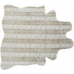 Dkd Home Decor - Tapis Polyester 160X150X2 550 Gsm, Cheveux Beige