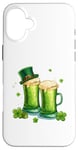 iPhone 16 Plus St. Patricks Day Paddys Design Fun to Beers Whiskey Party Case