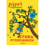 Pippi Långstrump - Stora pysselboken : med klistermärken (häftad)
