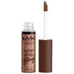 NYX Professional Makeup Lip make-up Lipgloss Butter Gloss Bling 08 Bling Hustla 8 ml ()