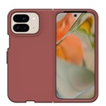 OtterBox Thin Flex Coque pour Google Pixel 9 Pro Fold, Antichoc, anti-chute, élégant, coque de protection en deux pièces, testé selon les normes militaires, pour téléphones pliables, Rouge/Transparent