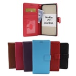 New Standcase Wallet Nokia C2 2nd Edition Brun