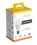 Konyks Ampoule connectée Antalya White E27 - LED WiFI + BT, 780 Lumens, 9 W, Blanc réglable, compatible avec Alexa ou Google Home, Automatisations faciles