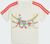 Adidas Adidas Adidas X Disney Mickey Mouse T-shirt Urheilu OFF WHITE / BRIGHT RED / MULTICOLOR