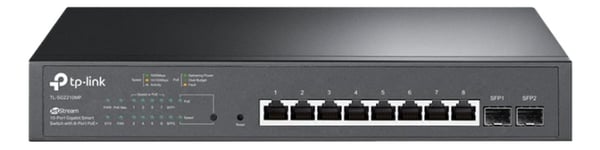 TP-Link JetStream™ 10-Port Gigabit Smart Switch with 8-Port PoE+