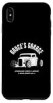 Coque pour iPhone XS Max Bruce's Garage Hotrod Voiture classique personnalisée Bruce Design