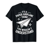 Funny Paper Airplane T-Shirt