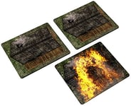 Terrain 2D - Maisons pour Warmachine & Hordes, Warhammer 9th Age et Autres Jeux de Figurines et RPGs