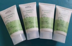 Lot De 4 Masques Hydratant Eléments Renewing Mask WELLA Tubes De 30 ml