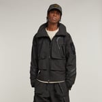 Cargo Jacket - Black - Men