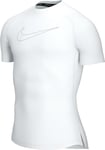 Nike DD1992-100 Pro Dri-FIT Sweatshirt Men's White/Black/Black Size L-T