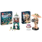 LEGO 76420 Harry Potter Le Tournoi des Trois Sorciers : Le Lac Noir & 76421 Harry Potter Dobby l’Elfe de Maison, Cadeau de Noël, Jouet de Figurine et Accessoire de Décoration