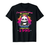 Birthday born in 1995 fun Panda Gaming Unlock The Next Level T-Shirt