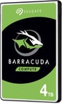 BarraCuda 4 To, Disque dur interne HDD 2,5 pouces SATA 6 Gbit/s 5 400 tr/min, 128 Mo de mémoire cache, pour PC de bureau (ST4000LM024)