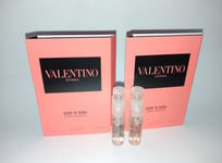 Valentino Donna Born in Roma Coral Fantasy Eau de Parfum Vial Sample 1.2ml x 2