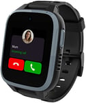 XPLORA XGO 3 - Watch Phone for children 4G - Calls, Messages, Kids School Mode, SOS function, GPS Location, Camera and Pedometer - Including 3 months free subscription (BLACK)