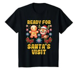 Youth Christmas Costume READY FOR SANTA'S VISIT Children T-Shirt