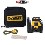 DeWalt DCLE14201GB-XJ Crossline Green Beam Laser Level with Integrated Battery