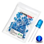 Kit de diodes LED diffusées",blanc,rouge,vert,bleu,jaune,orange,2V,3V,ampoule émettant de la lumière,WieshammSet,Ardu37,circuit PCB,bricolage,"5mm - Type 100pcs Blue