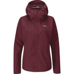 Rab Downpour Eco Jacket Womens Deep Heather