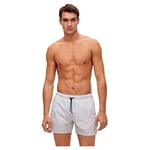 BOSS Mens Iconic Swim shorts with signature stripe and logo