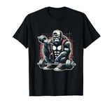 Gorilla Lifting Weights Gym Workout Bodybuilder T-Shirt