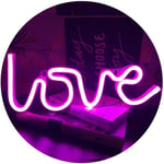 Groofoo - Néon Love Signs Light led Amour Art Décoratif Signe de Chapiteau - Décoration Murale/Décoration de Table pour Fête de Mariage Salle Enfants