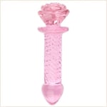 The Flower Twist Glass Dildo