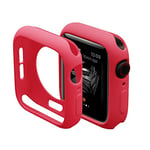 Compatible avec Apple Watch Series SE 6/5/4, 40 mm, Coque de Protection Antichoc en TPU Ultra Mince, Souple et résistant aux Chocs pour Rouge