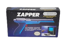 Zapper Ljuspistol Grå - NES - no Box