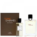 TERRE D'HERMES 100ML EDT SPRAY + 80ML SHOWER GEL - NEW BOXED & SEALED - UK