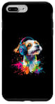 iPhone 7 Plus/8 Plus Artistic Colorful Jack Russell Terrier Headphones Dog Jacky Case