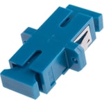 Adaptateur pour fibre optique, sc vers sc Monomode Simplex, Bleu