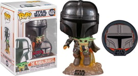 Figurine Funko Pop - Star Wars: Across The Galaxy - The Mandalorian With Grogu With Enamel Pin