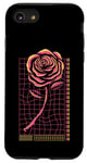 Coque pour iPhone SE (2020) / 7 / 8 Vaporwave Rose rétro Futuriste Rose Esthétique