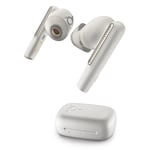 Poly Voyager Free 60 UC MS w/ BT 700 USB-C Bluetooth Earbuds WHITE r/f 5200 UC