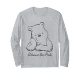 Disney Winnie the Pooh Classic Bear Sketch Long Sleeve T-Shirt