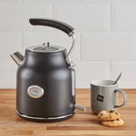 Retro 1.7L 3KW Matt Black Kettle