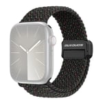 Dux Ducis Mixture Pro - Apple Watch 9/8/7/6/5/4/3/2/1/SE - 41/40/38mm - Magnetisk textil armband - Black Unity