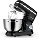 Stand Mixer, Vospeed Food Mixer Dough Blender, 6.2L 1500W Electric Cake Black 