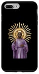 iPhone 7 Plus/8 Plus Black Jesus Shirt Face Of Jesus Cross With Crown Of Thorns Case