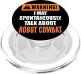 Attention, je peux parler spontanément de combat robotique PopSockets PopGrip pour MagSafe