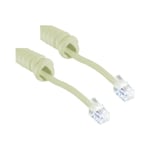 Câbles ADSL Lineaire CABLE RJ45 CAT6 DROIT 0,3 M  GRIS LOT DE 8 PIECES