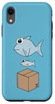 iPhone XR Big Fish Little Fish Cardboard Box, Dad Dancing Dancer Funny Case