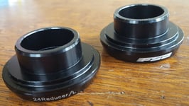 FSA Bottom Bracket Reducer Cups PF30 to 24mm MegaExo Hollowtech 2 Adaptor (NEW)