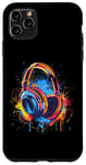 iPhone 11 Pro Max Headphones Music DJ Music Lover Splash EDM Music Headphones Case