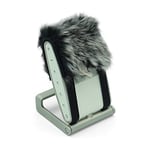 Tula Dead Cat TULA MICS, bonnette anti-vent professionnelle pour microphone avec filtre anti-pop (enregistrement audio clair comme du cristal, ajustement parfait, léger et durable), gris